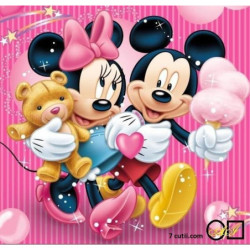 Goblen cu diamante - Mickey si Minnie Mouse