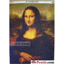 Goblen cu diamante - Mona Lisa