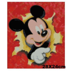 Goblen cu diamante - mickey mouse surpriza