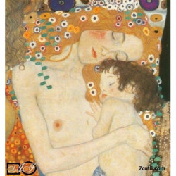 Goblen cu diamante - Somn usor (Gustav Klimt)