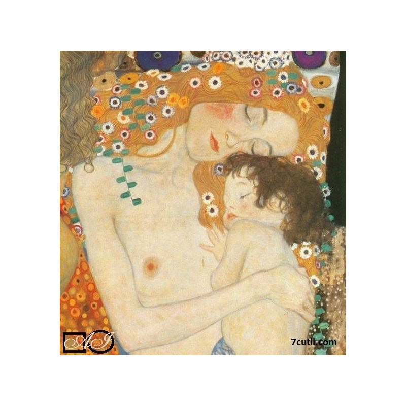 Goblen cu diamante - Somn usor (Gustav Klimt)