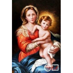 Goblen cu diamante Madonna din Murillo