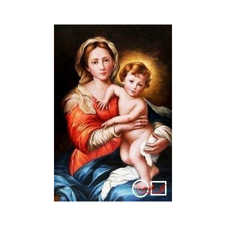 Goblen cu diamante Madonna din Murillo