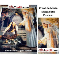 Goblen cu diamante Maria Magdalena si Iisus