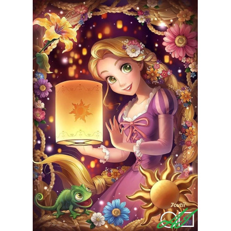 Goblen cu diamante - Rapunzel