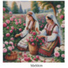 Goblen  de  diamante - Culegatoarele de trandafiri din Karlovo