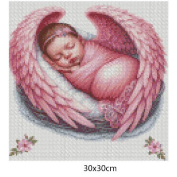 Goblen  de  diamante - Urari de bine pentru o fetita nou-nascuta