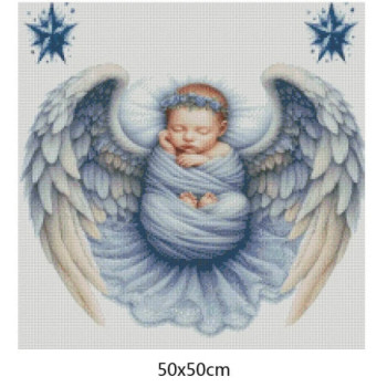 Goblen  de  diamante -Urari de bine pentru baietel nou-nascut