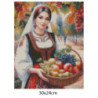 Goblen  de  diamante - Recolta din gradina taraneasca