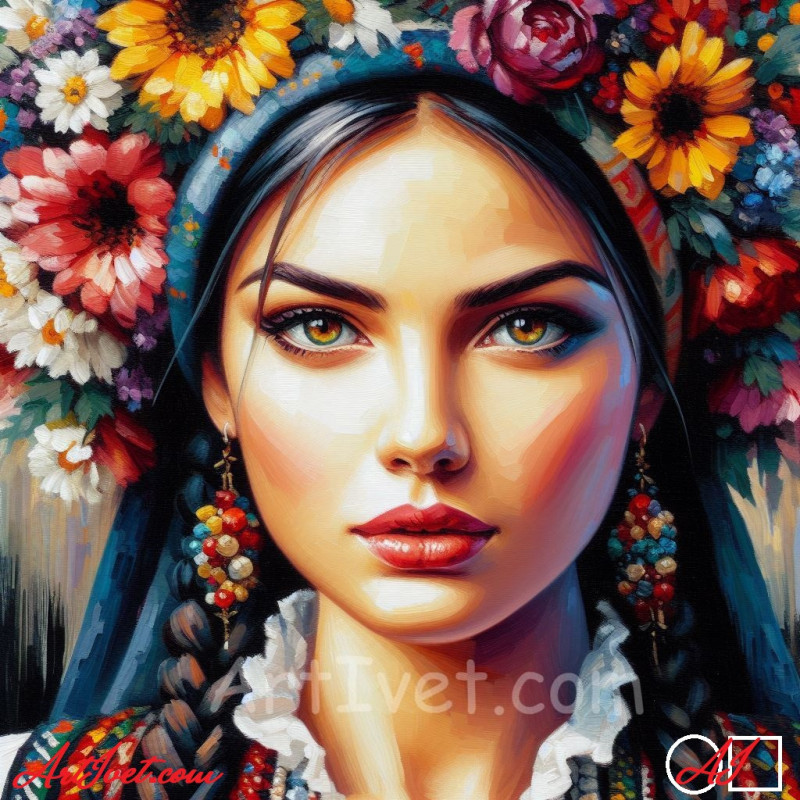 Goblen de diamante - Raluca frumoasa ca florile Goblen de diamante - Raluca frumoasa ca florile