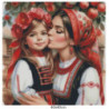 Goblen  de  diamante - Un pupic pentru fetita mea