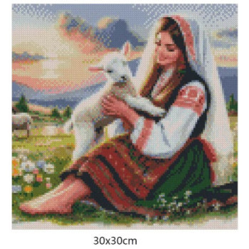 Goblen  de  diamante - Georgiana si mielul alb