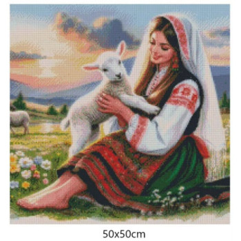 Goblen  de  diamante - Georgiana si mielul alb