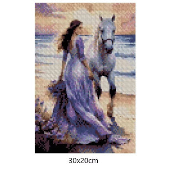 Goblen  de  diamante - Cornelia si calul ei alb
