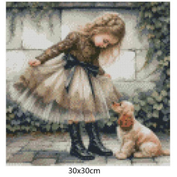 Goblen  de  diamante - Rochita noua si prietenul cel mai bun