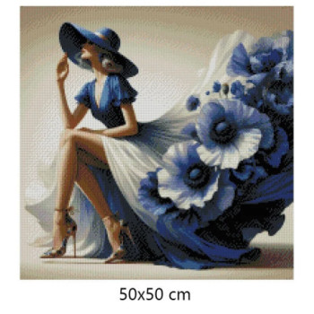 Goblen de diamante - Regina macilor albastri