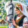 Goblen de diamante - Ioana - flori de primavara