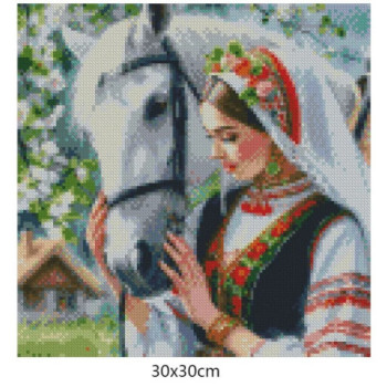 Goblen de diamante - Ioana - flori de primavara