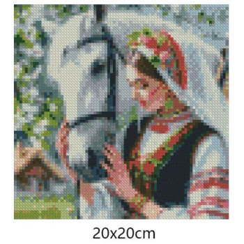 Goblen de diamante - Ioana - flori de primavara