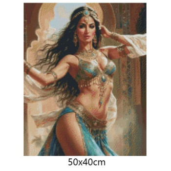 Goblen  de  diamante - Dansatoare orientala
