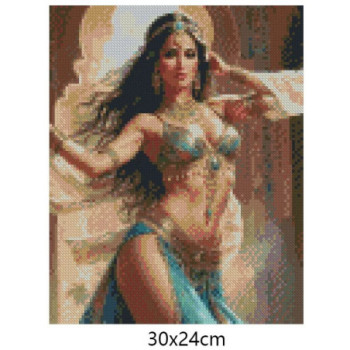 Goblen  de  diamante - Dansatoare orientala