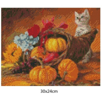 Goblen  de  diamante - Cornul abundenței - Toamna