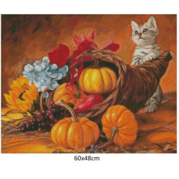 Goblen  de  diamante - Cornul abundenței - Toamna