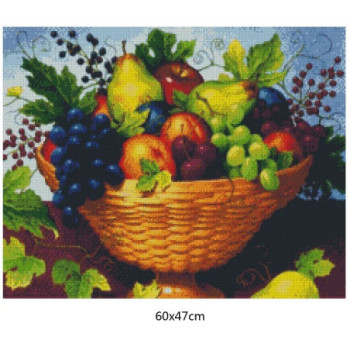 Goblen  de  diamante - Fructe delicioase intr-un cos