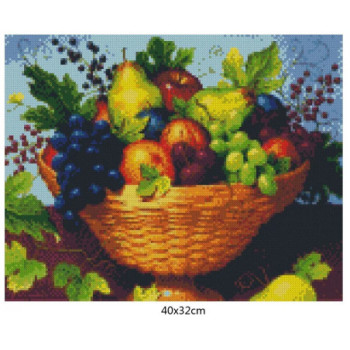 Goblen  de  diamante - Fructe delicioase intr-un cos