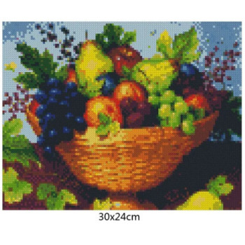 Goblen  de  diamante - Fructe delicioase intr-un cos