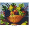 Goblen  de  diamante - Fructe delicioase intr-un cos