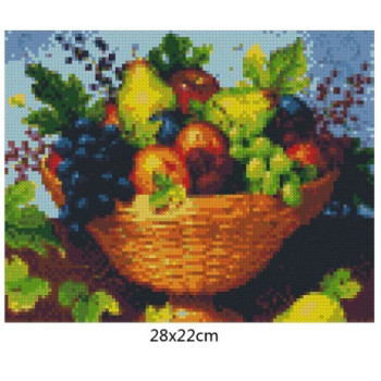 Goblen  de  diamante - Fructe delicioase intr-un cos