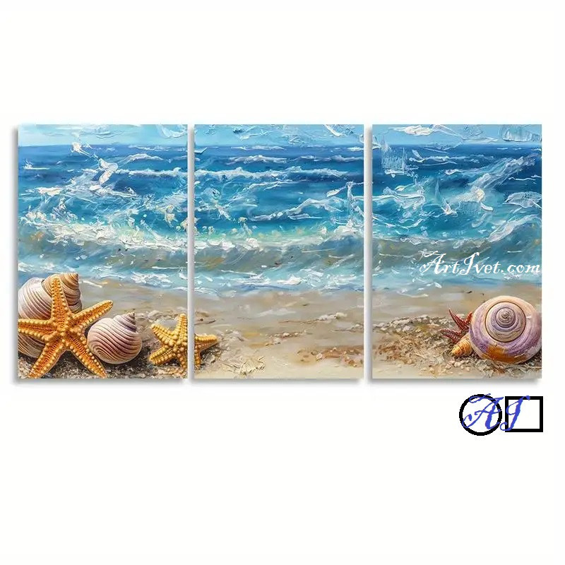 Panou de diamante - Stelute si scoici de mare Panou de diamante - Stelute si scoici de mare