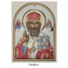 Goblen  de  diamante - Sfantul Nicolae - varianta 2 cu fundal in alb