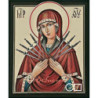 Goblen  de  diamante - Icoana Fecioara Maria cu 7 sageti