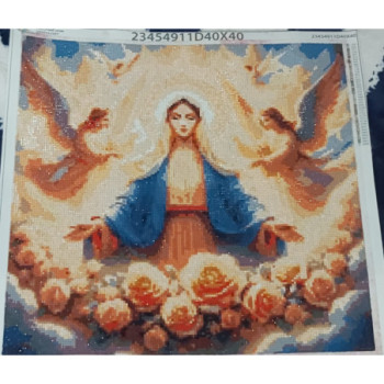Goblen  de  diamante - Îngerii soptesc rugaminti umane fecioarei