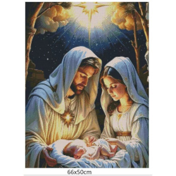 Goblen  de  diamante - Icoana - Taina nasterii lui iisus Hristos