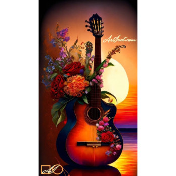 Goblen de diamante - Guitara de foc