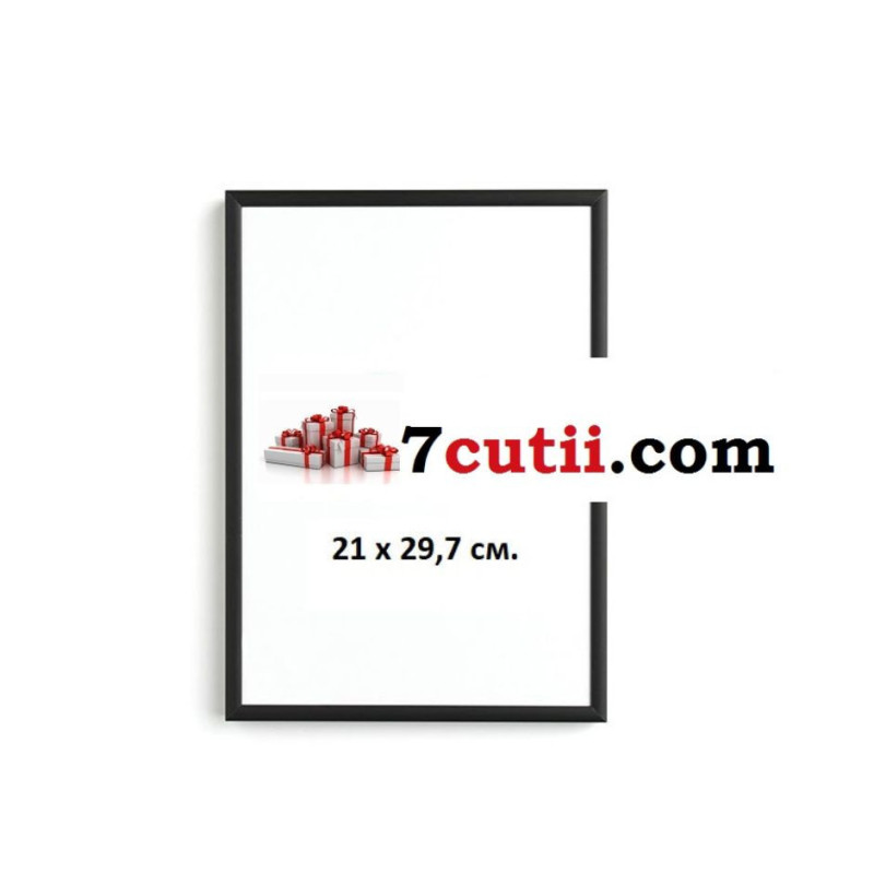 Rama pentru goblen cu diamante - 21x29,7 cm - NEGRU Rama pentru goblen cu diamante - 21x29,7 cm - NEGRU