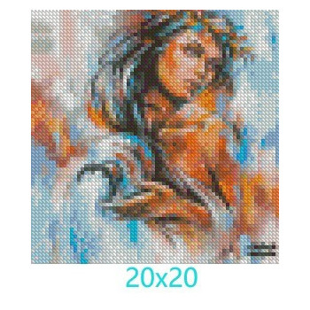 Goblen  de  diamante - Zodia Vаrsаtor ( dupa pictura lui Miglena Kirilova)