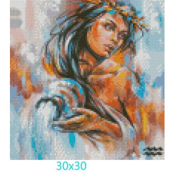Goblen  de  diamante - Zodia Vаrsаtor ( dupa pictura lui Miglena Kirilova)