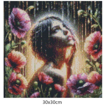 Goblen  de  diamante - Ploaia care da viata