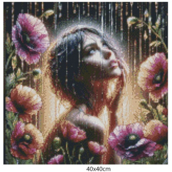 Goblen  de  diamante - Ploaia care da viata