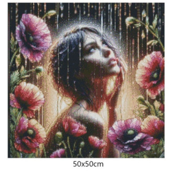 Goblen  de  diamante - Ploaia care da viata