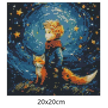 Goblen de diamante - Micul print si vulpea roscata