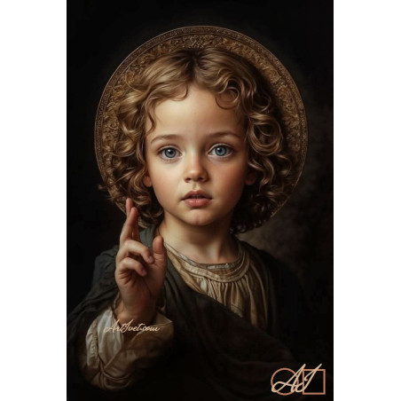 Goblen  de  diamante - Icoana micul Iisus